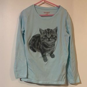 Glittery Cat Tee